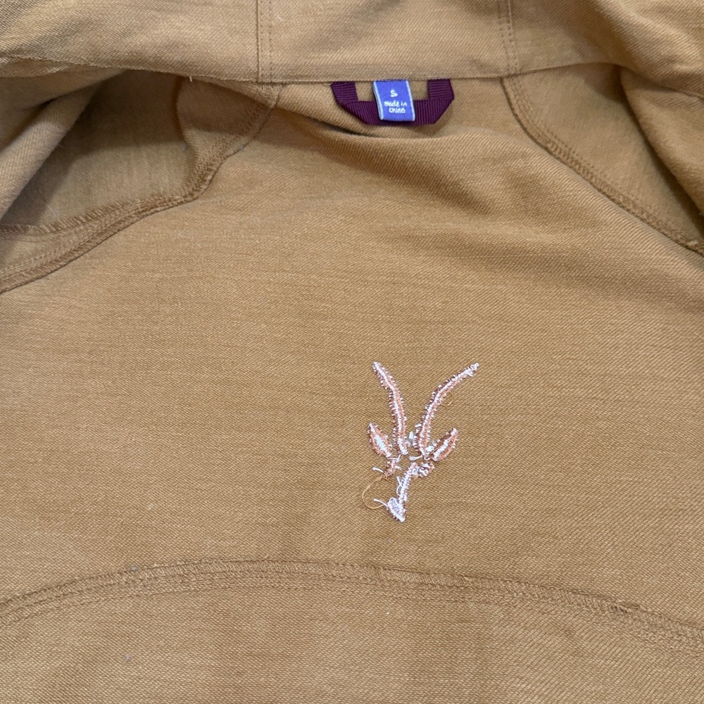 Ibex Galena Lodge logo Men's Brown climawool mix Jacket size s - Picture 6 of 12